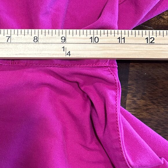 Coldwater Creek Natural Fit Capri Pants Hot Pink Size 16 - Picture 4 of 7